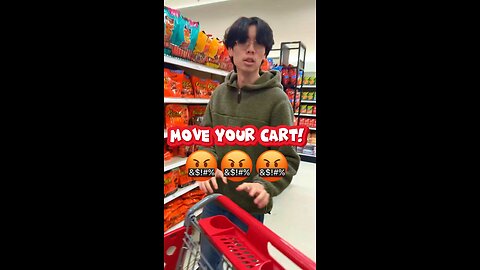 Move your Cart!! #comedy #eloypezedits #cart #target #annoyingpeople #zensu916