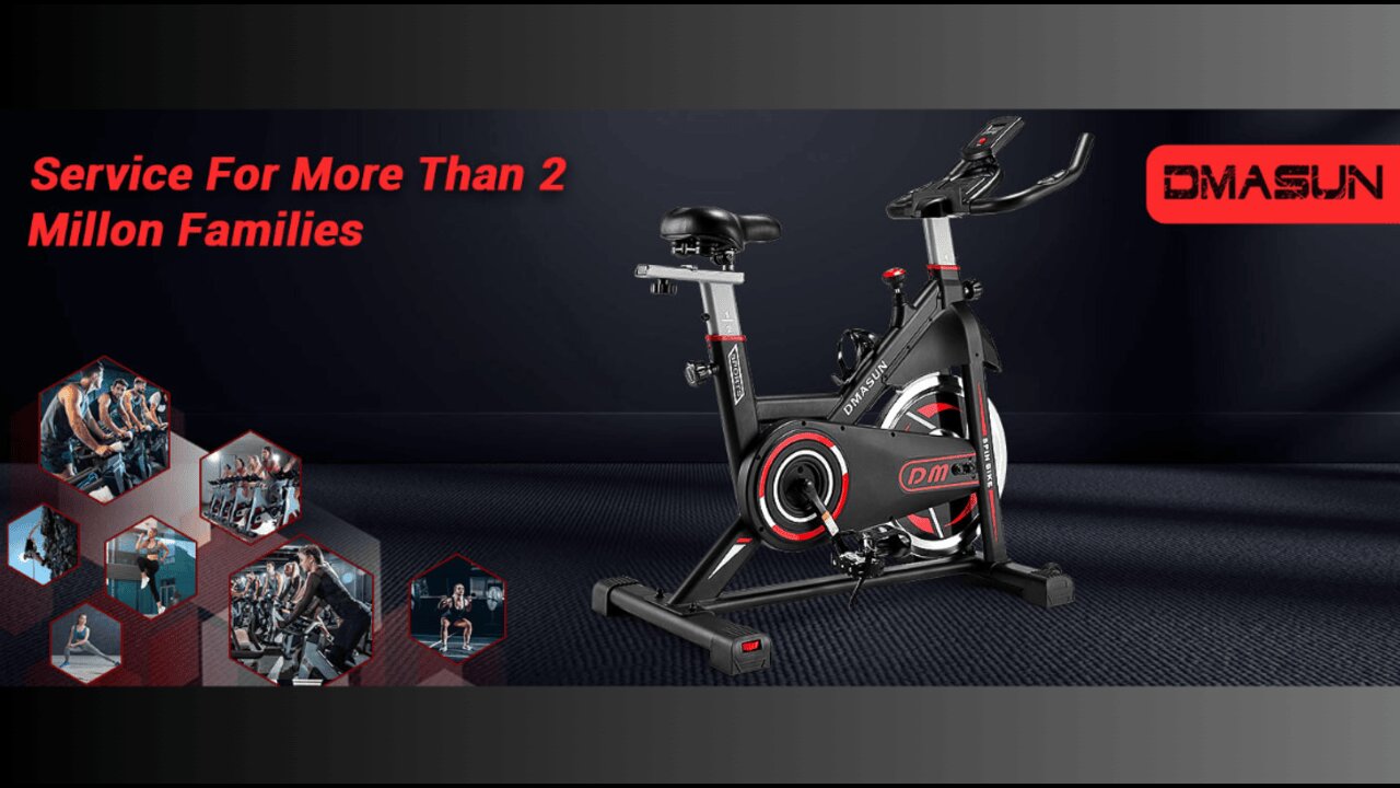 DMASUN Exercise Bike, Indoor Cycling Bike Stationary, Cycle Bike
