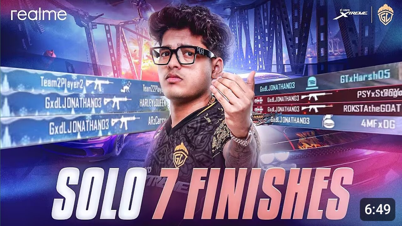 SOLO 7 FINISHES DOMINATION JONATHAN IS BACK BGMI