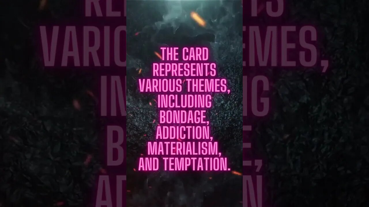 Temptation and Transformation: Decoding the Devil Card in Tarot