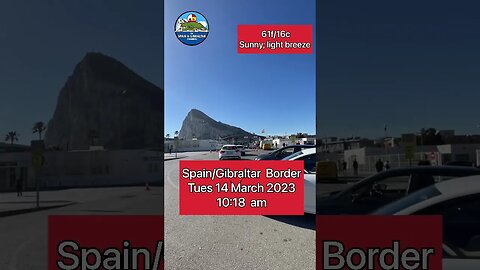 Spain Gibraltar Border Tuesday Morning #shorts