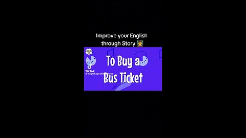 To buy bus ticket