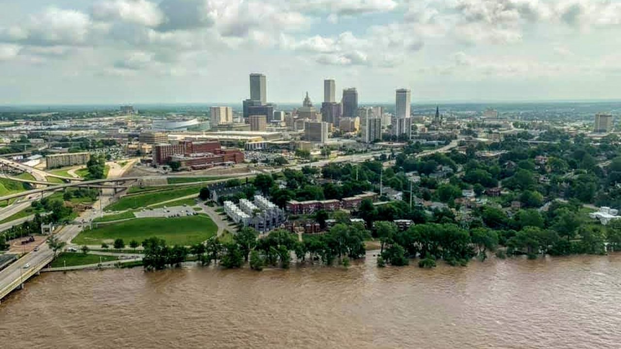 Tulsa Police Ask Drone Operators To Stay Away From Rising Floodwaters