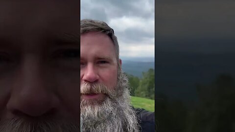 High mountain storm is coming