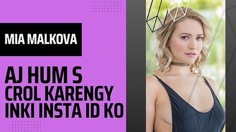 Scrolling Mia malkova Instagram id 😋😋 Turn of Your Room Lights