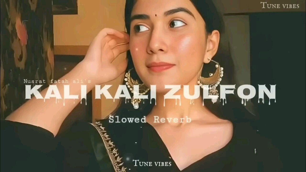 kali kali zulfon ke - madhur sharma ｜ Ustad Nusrat Fateh Ali khan ｜ slow and reverb version