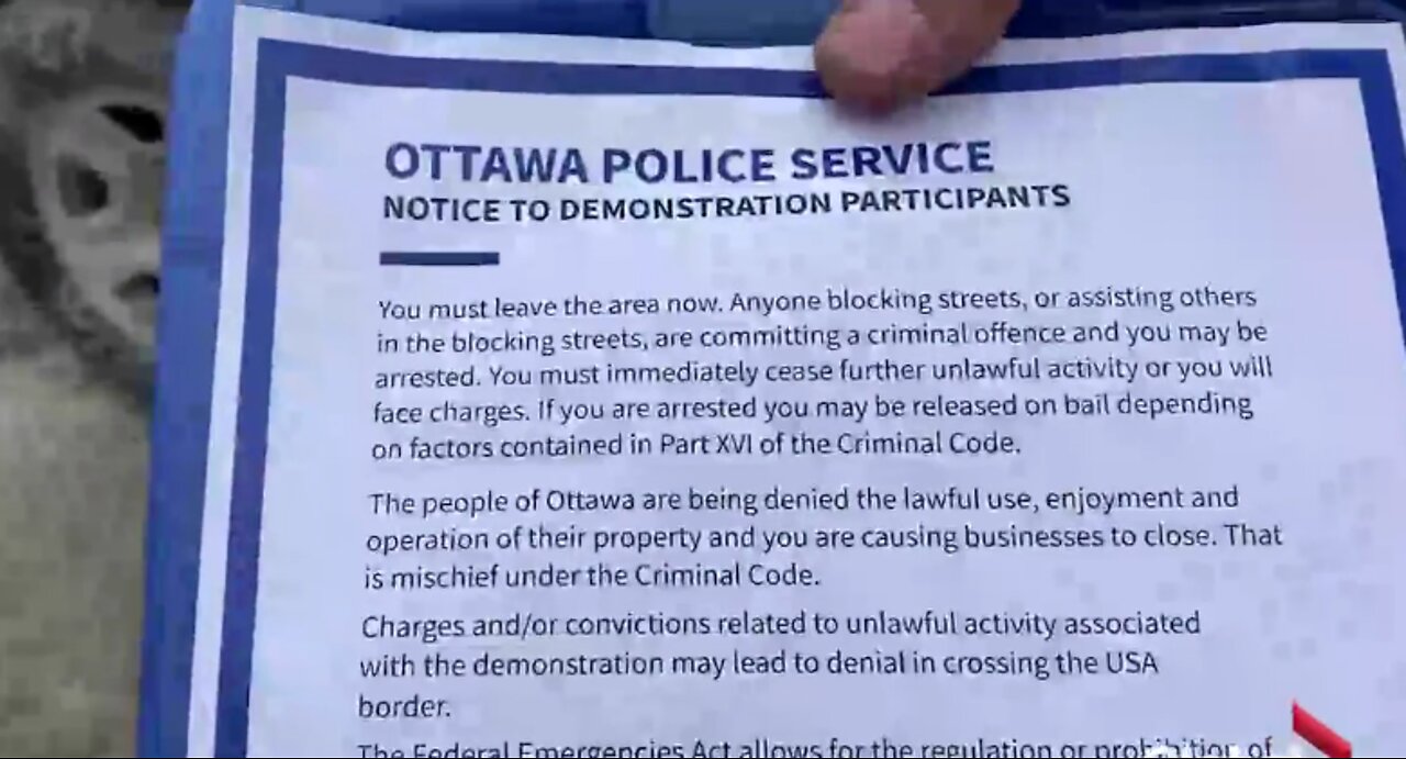 Convoy Update: Ottawa Politics in Chaos - Police Board Chair Get's Fired After Chief Sloly Resigns