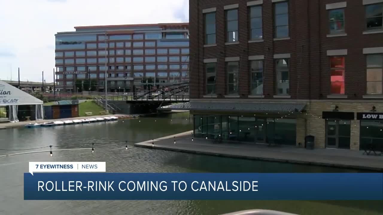 Largest outdoor roller rink in New York State opening at Buffalo's Canalside on August 20