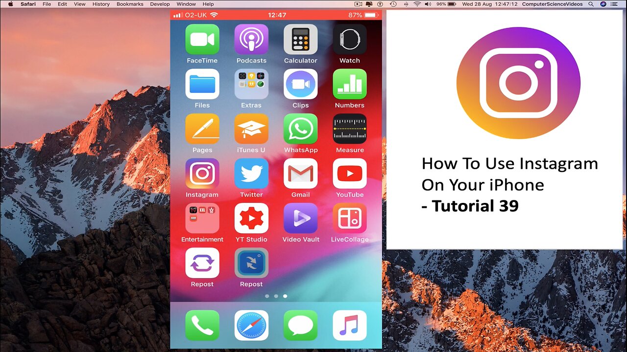 How to USE Instagram on iPhone - Save Your Own Multiple Videos On Instagram | Tutorial 39