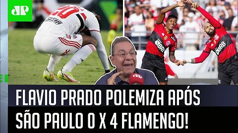 "SABE qual é a ÚNICA COISA em que o São Paulo se PARECE com o Flamengo?" Flavio POLEMIZA após 4 a 0!