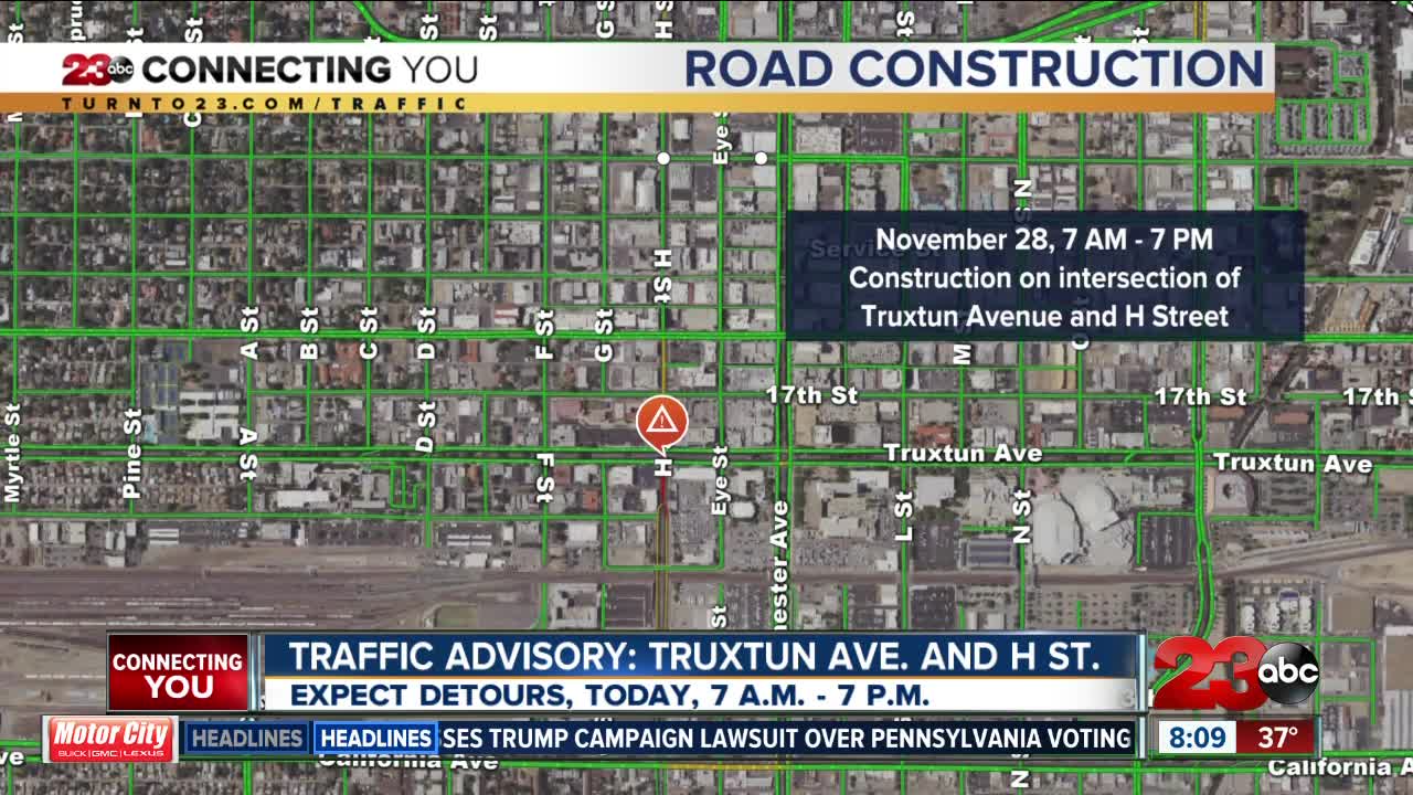 California Ave closed at Easton Drive