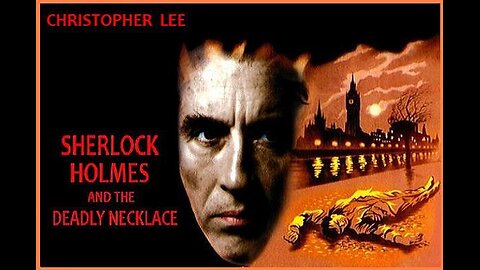 SHERLOCK HOLMES AND THE DEADLY NECKLACE 1962 RARE FILM Christopher Lee as Holmes FULL MOVIE HD & W/S