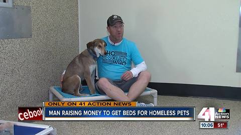 Man raises thousands for KC animal shelters