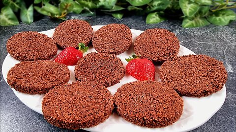 Delicious cookies with ONLY 2 ingredients! Gluten free, no sugar, no eggs, no baking!