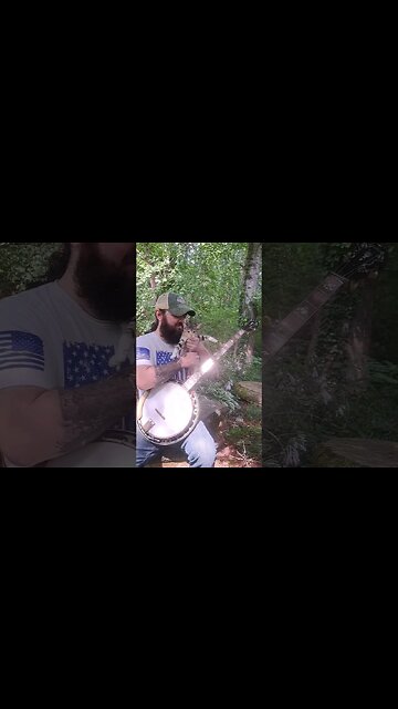 "America the Beautiful" on the banjo. Special appearance by Callie the Cat. #banjo #bluegrass