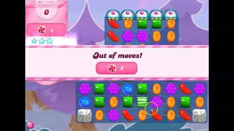 Candy Crush Level 4293 Talkthrough, 15 Moves 0 Boosters