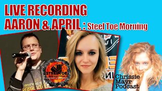 Chrissie Mayr SWATTED LIVE with Steel Toe Morning! Aaron & April!