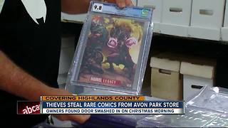 Thousands of dollars worth of pricey comic books stolen from Avon Park business