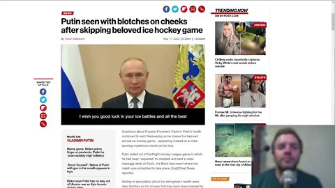 Putin skipping ice hockey game. Some say health, others say security concerns.