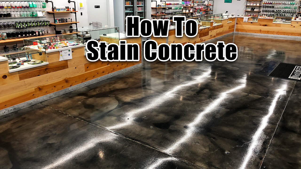 🎯 How To Stain Concrete