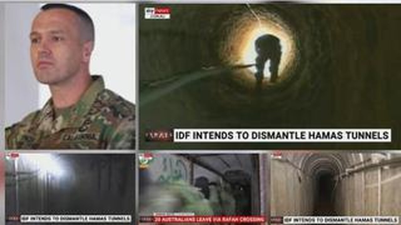 IDF INTENDS TO DISMANTLE HAMAS' NETWORK OF TUNNELS UNDER GAZA