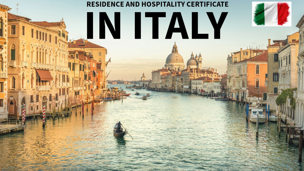 WHEN YOU NEED CERTIFICATE OF RESIDENCE TO OBTAIN ITALIAN RESIDENCE PERMIT