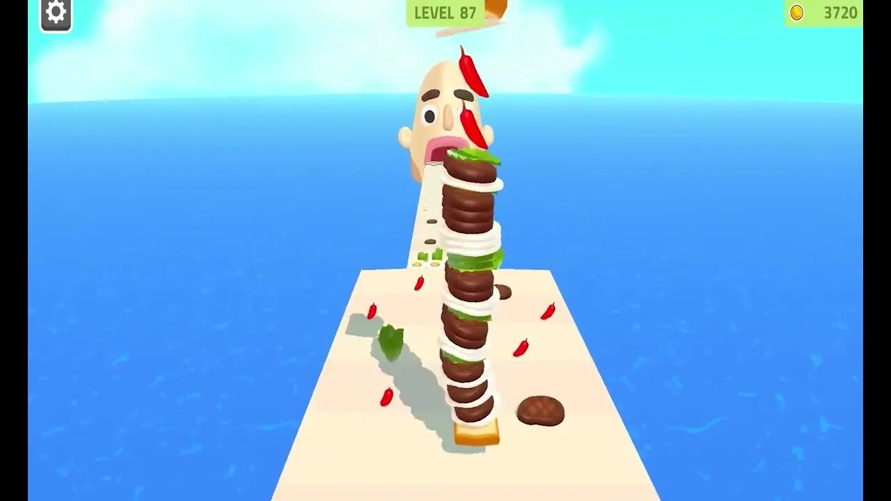 Sandwich Runner - Gameplay Walkthrough - All Levels (IOS, Android)