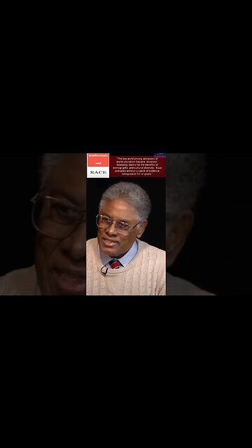 The Great Thomas Sowell explains the origins of Ebonics