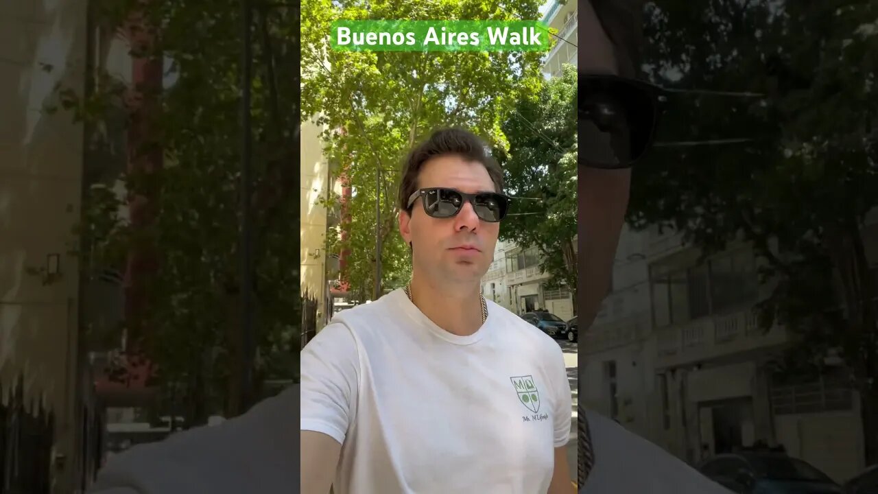 Quiet Walk In Buenos Aires, Argentina #shorts