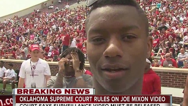 Oklahoma Supreme Court ruled Joe Mixon video to be released to public