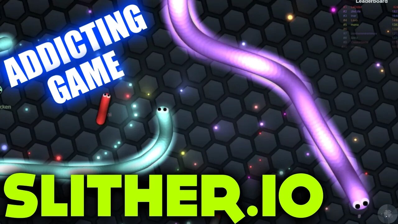 MORE ADDICTING THAN AGAR.IO!! (SLITHER.IO / SNAKE.IO) World's Most Addicting Game