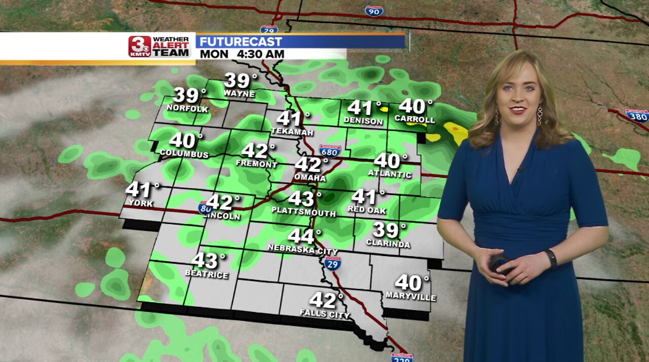 Audra's Monday Forecast