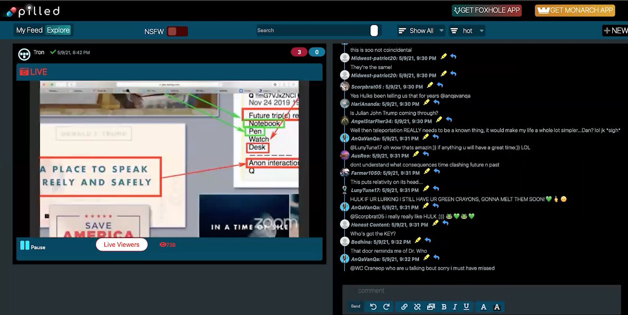 5-9-21 Nightshift - Trump's Desk/blog decodes with Tron, Leo, Luke and Grasshopper