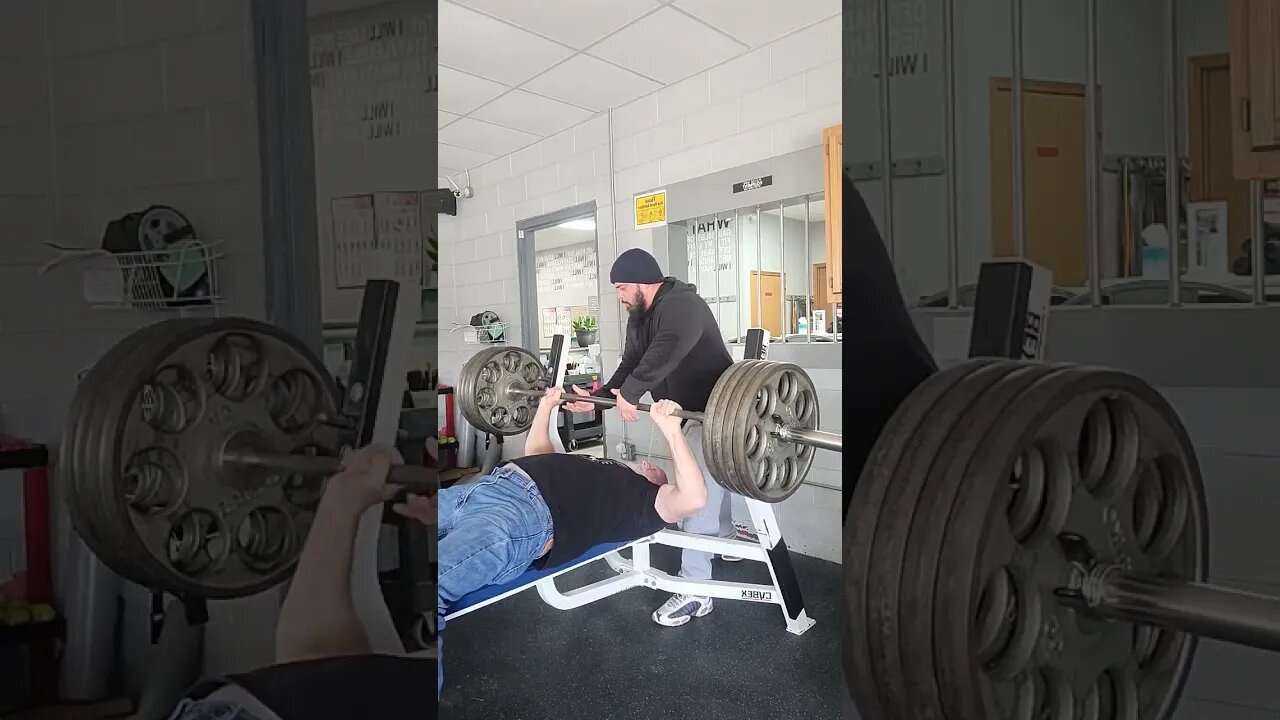 405lbs Raw bench, 62 years old .