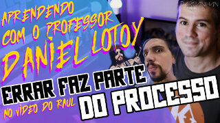 Aprendendo muito com o professor Daniel Lotoy na análise do vídeo sobre Raul Seixas que bombou