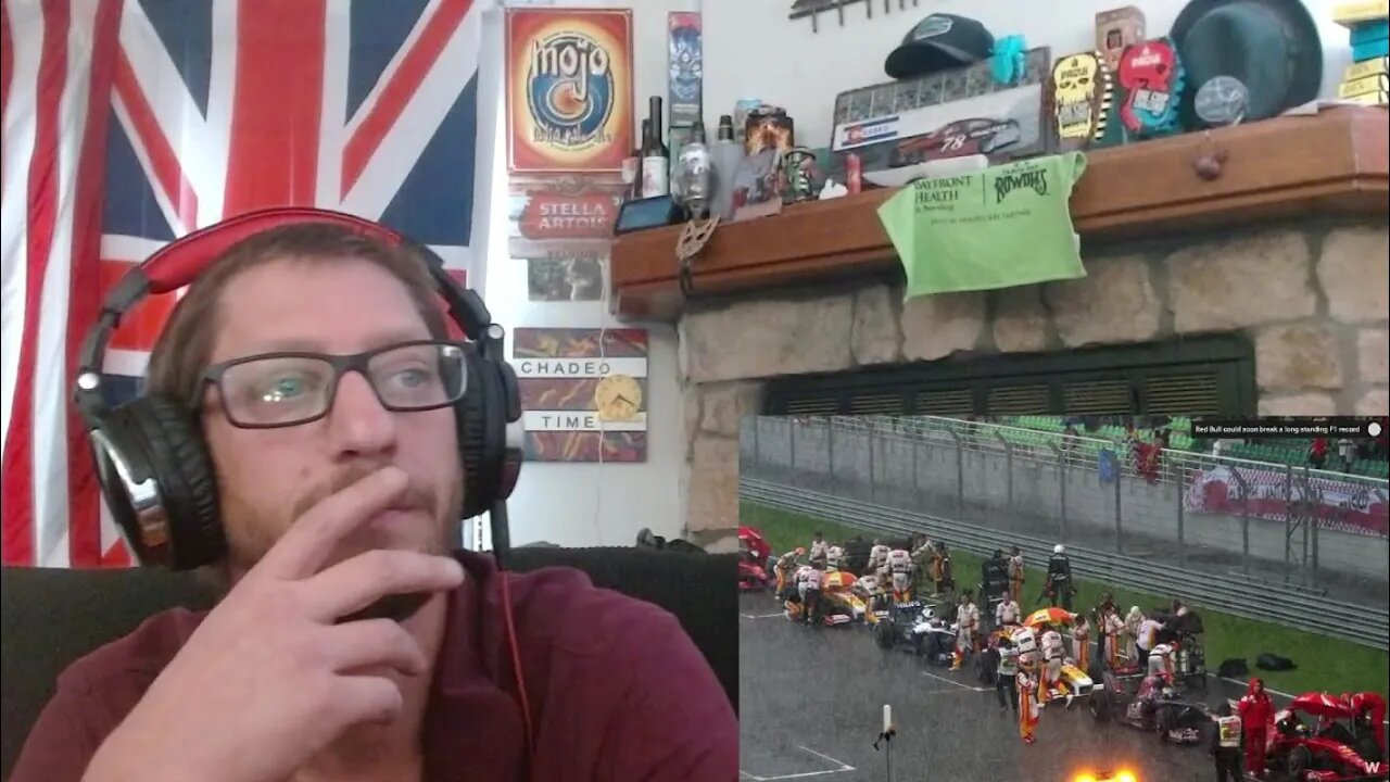NASCAR Fan Reacts to 6 of the CRAZIEST wet F1 races