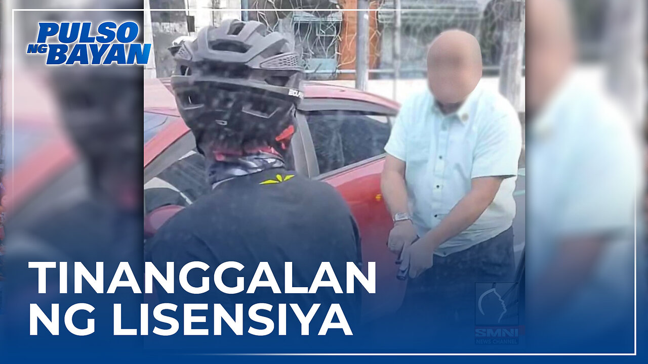 Dating pulis na nanutok ng baril sa siklista sa Quezon City, tinanggalan ng lisensya ng baril