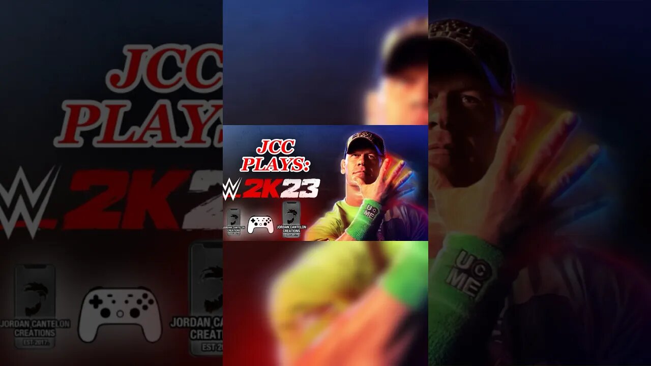 JCC PLAYS: WWE 2K23 coming soon to Twitch and YouTube! #wwe #wwe2K23 #twitch #livestream #linkinbio