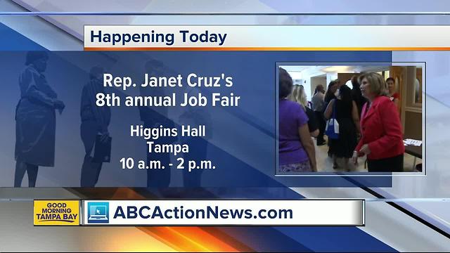 Florida State Rep. Janet Cruz to host 8th annual job fair in Tampa on Wednesday, July 26