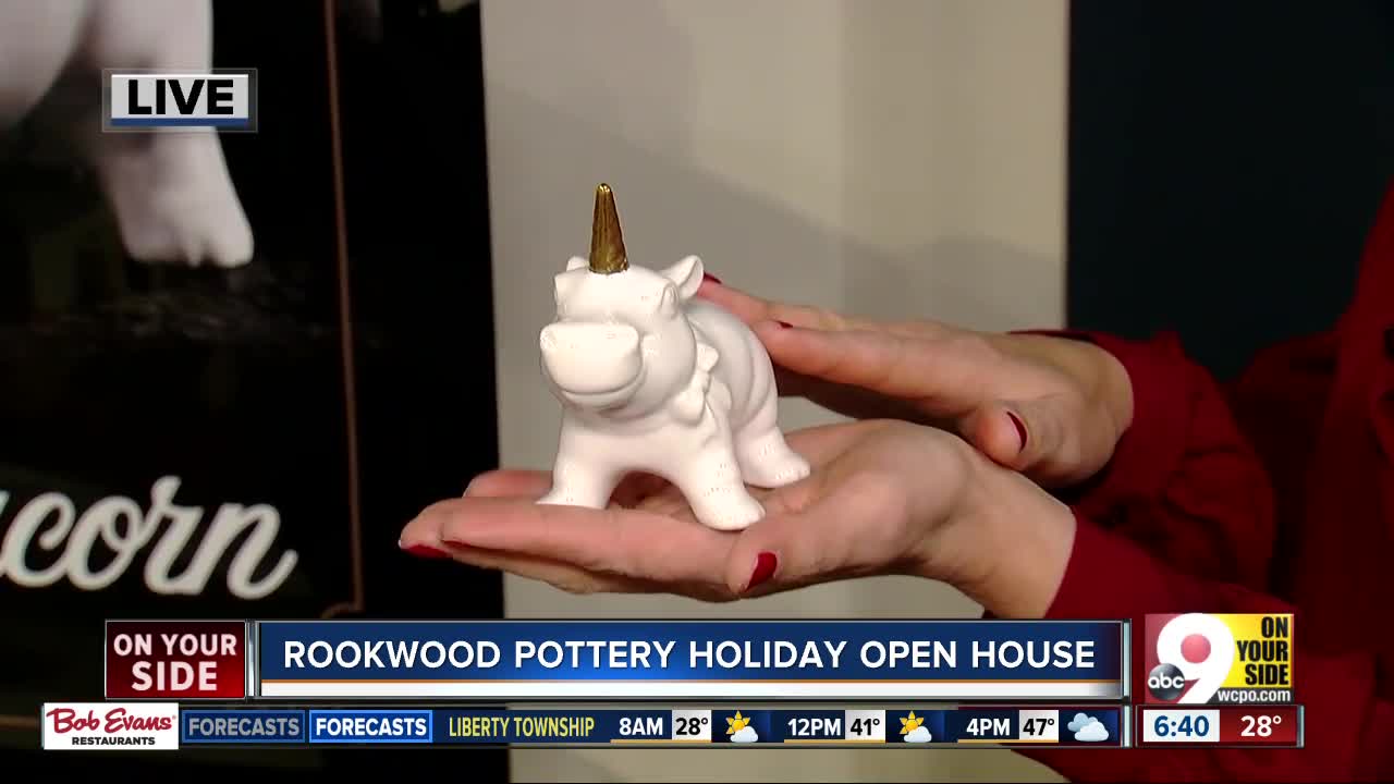 Get a 'Fionacorn' at Rookwood Pottery's holiday open house