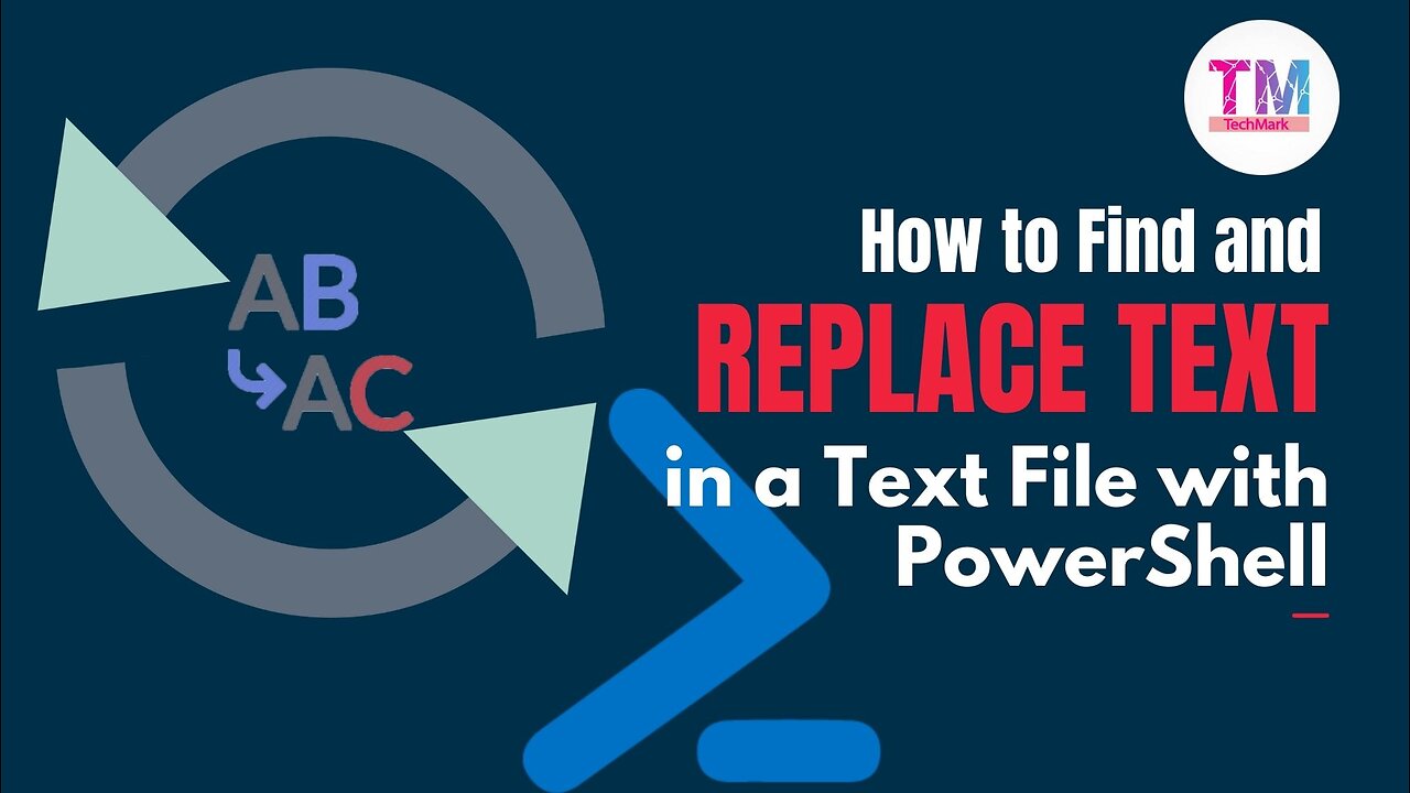 How to Find and Replace Text in a Text File with PowerShell