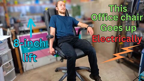 I made my office chair go up Electrically