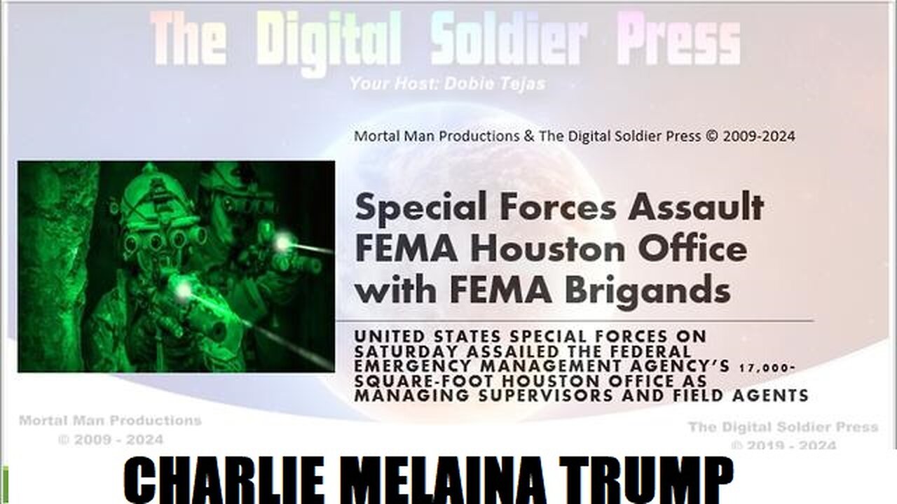 SPECIAL FORCES ASSAULT FEMA HOUSTON OFFICE
