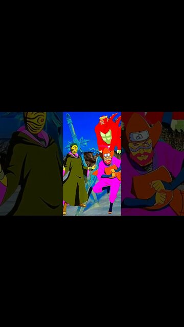 Obito Melawan Jinchuriki.#shorts