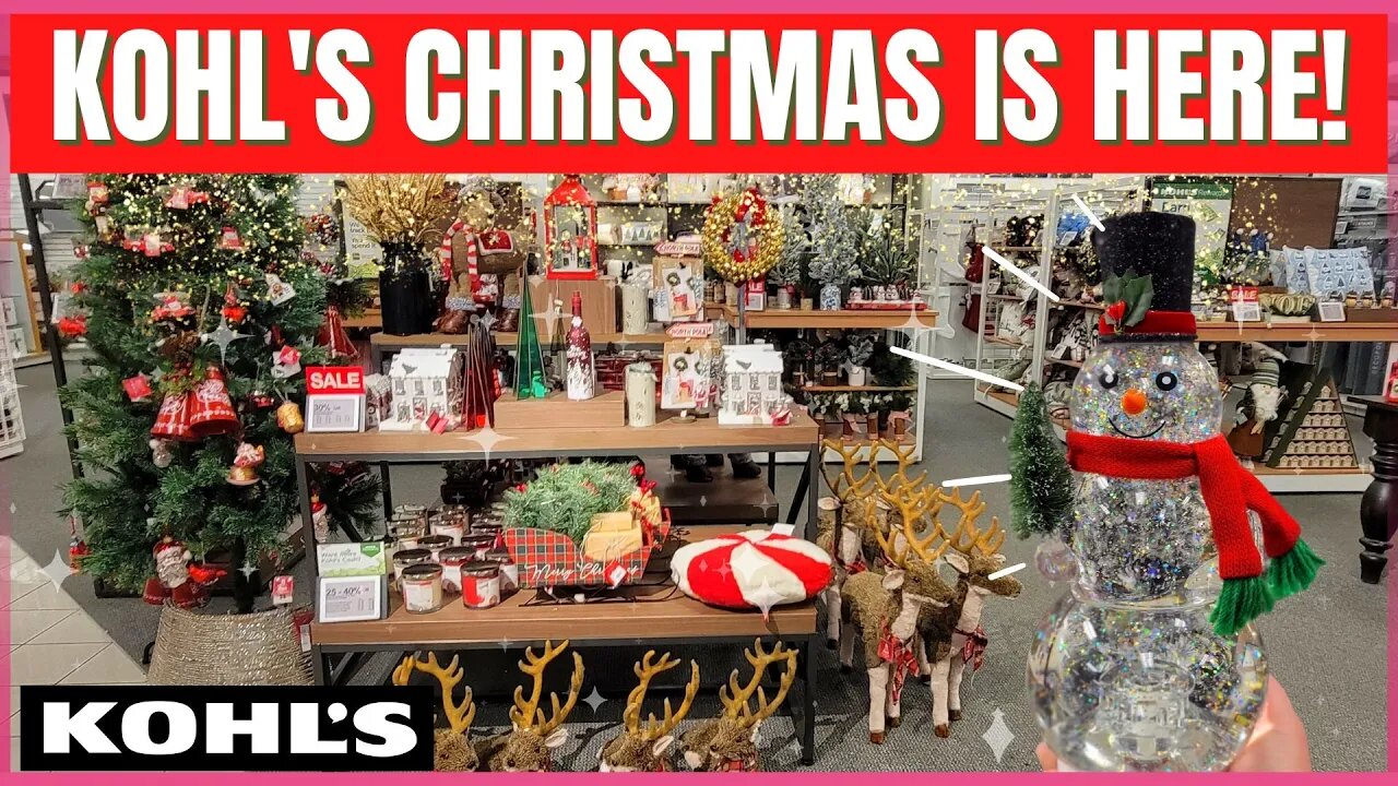 KOHL'S Christmas 2022 Is Here | 30% OFF Christmas | Plus Candles | #kohls #candles