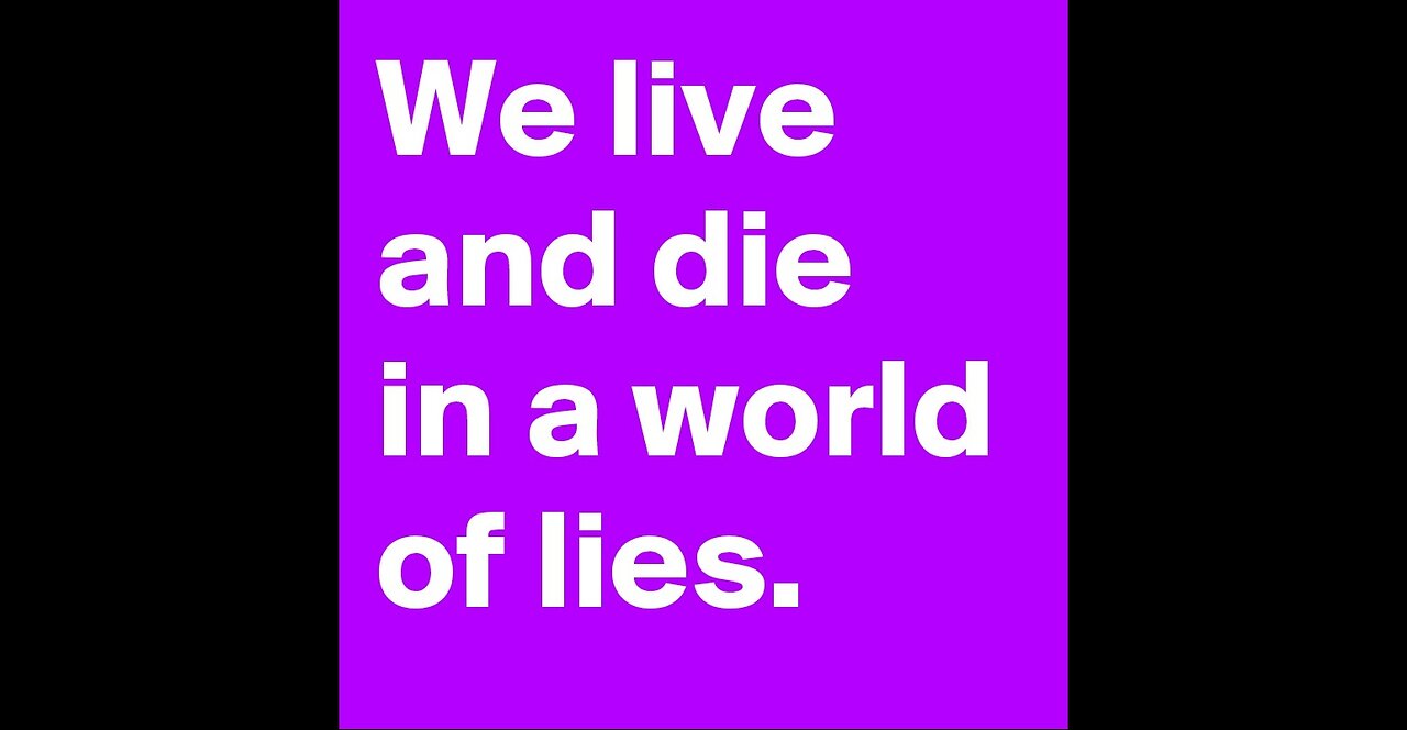 It's all an illusion. It's all fairy tales. Wake up now