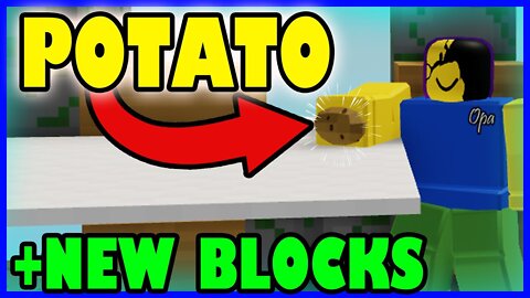 NEW POTATOES & BLOCKS!! ( they trash :o ) | Update | Roblox Skyblock