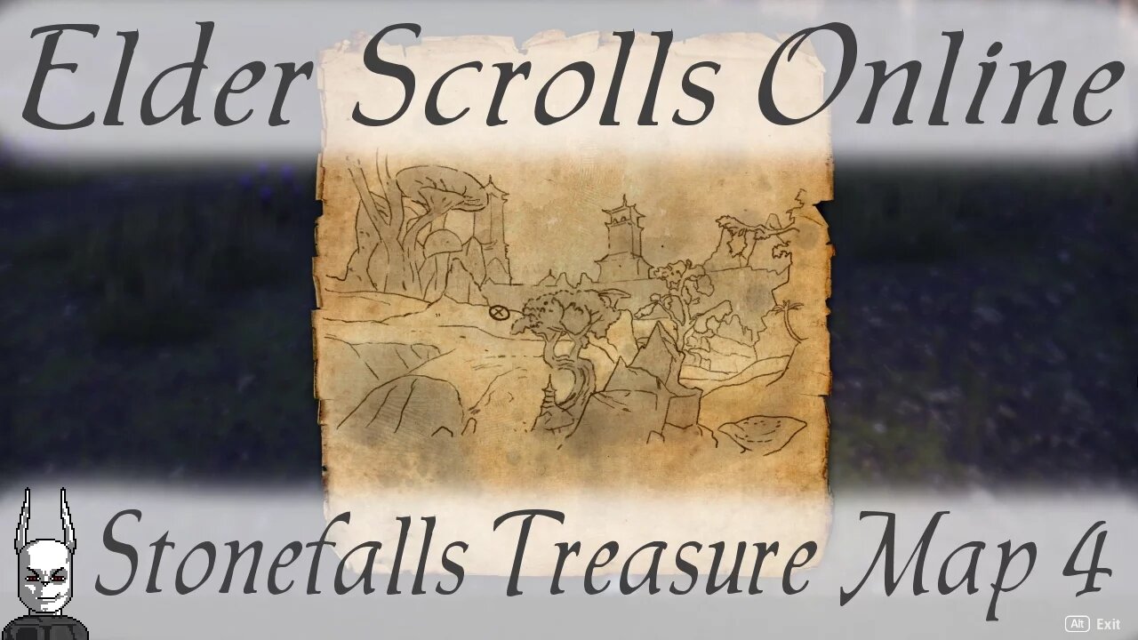 Stonefalls Treasure Map 4 [Elder Scrolls Online ESO]