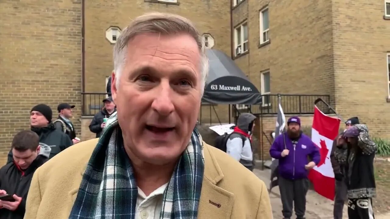 Maxime Bernier "Freedom of expression is important popular or not"