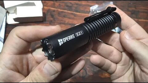 "Sneak Peek" Speras E21 Flashlight Kit Review! (Unique 360° Tail Switch!)